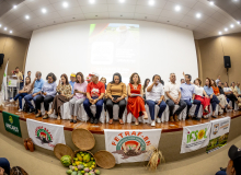 Recepção de Fernanda Machiaveli marca abertura da Feira Estadual da Agricultura Fami